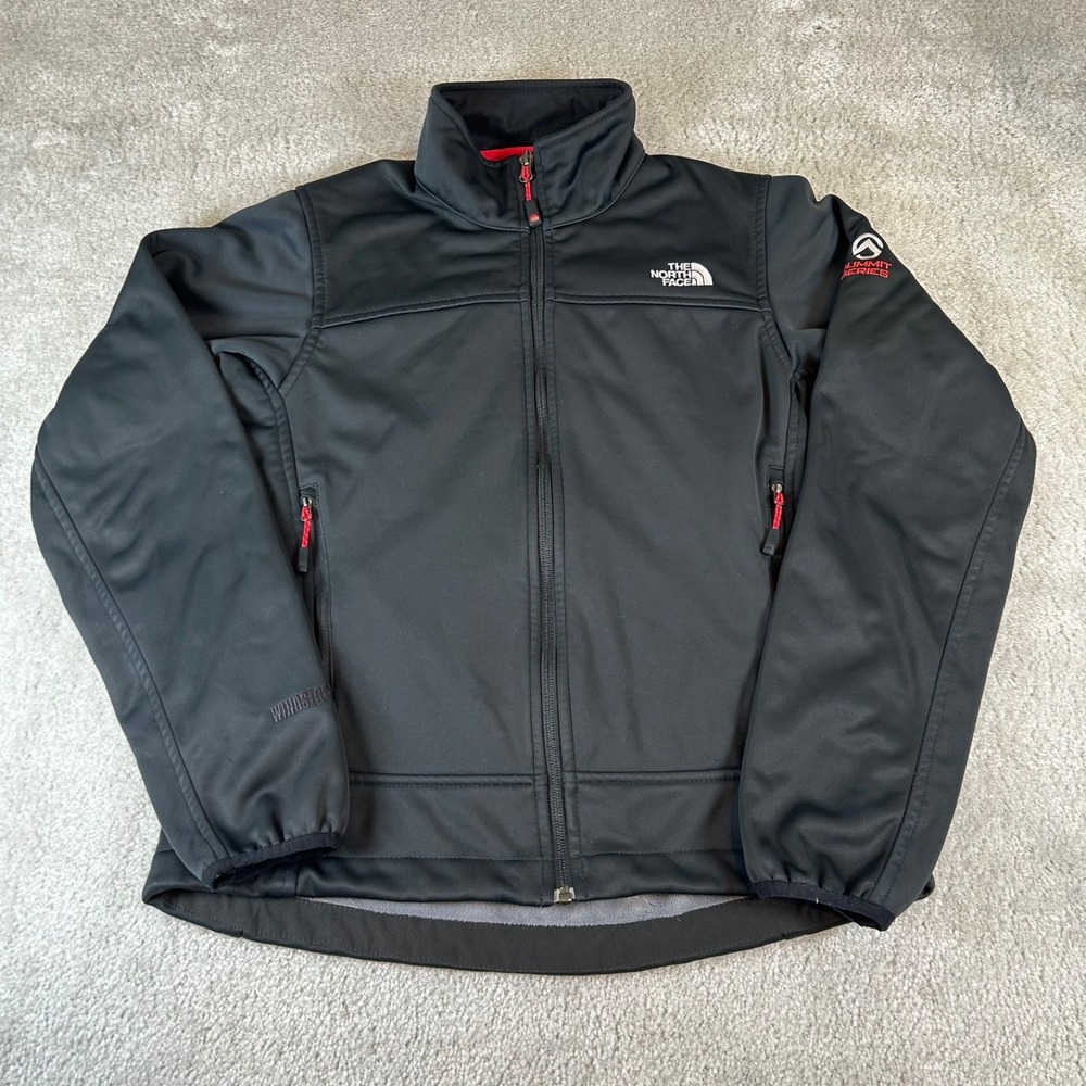 The North Face Summit Series Windstopper Full zip Jacket Black Women Medium T183